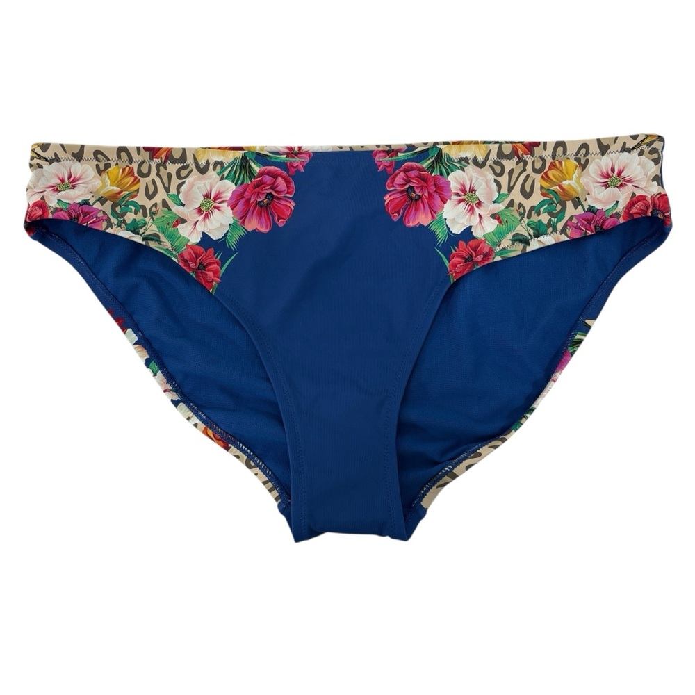 Johnny Was Iva Hipster bikini bottom in a mixed floral 1X - Picture 2 of 5